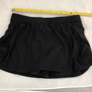 Aqua Green Swim Skort Medium Recycled Polyester